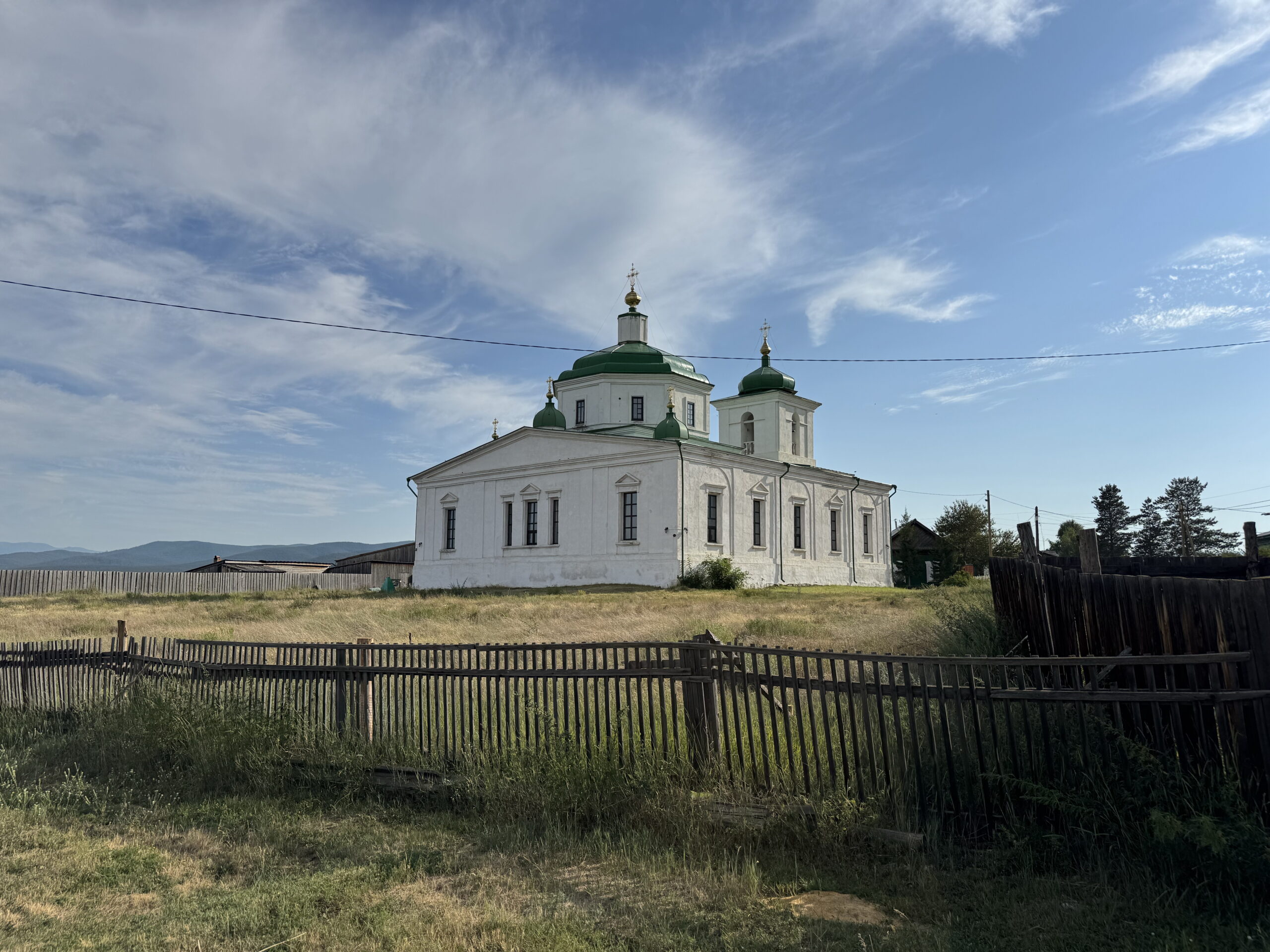 Архитектура церкви Преображения Господня в селе Баргузин